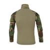 HARGLESMAN Men's Military BDU Uniform Fall Winter Summer Long Sleeve Paintball Top Shirt with PantTactical Combat Training Suit for Working Outdoor Jungle 3XL view 3