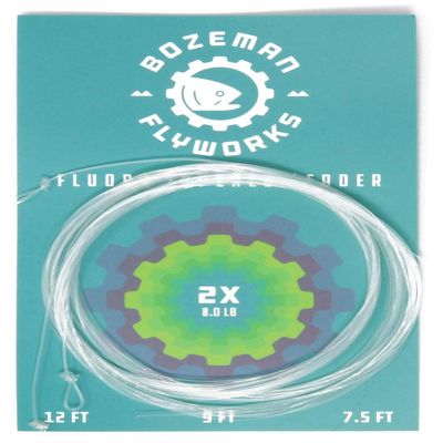 3 Pack - Fluorocarbon Fly Fishing Tapered Leaders - 9' (2X)