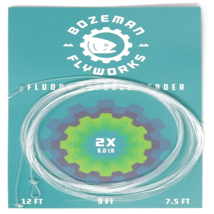3 Pack - Fluorocarbon Fly Fishing Tapered Leaders - 9' (2X)