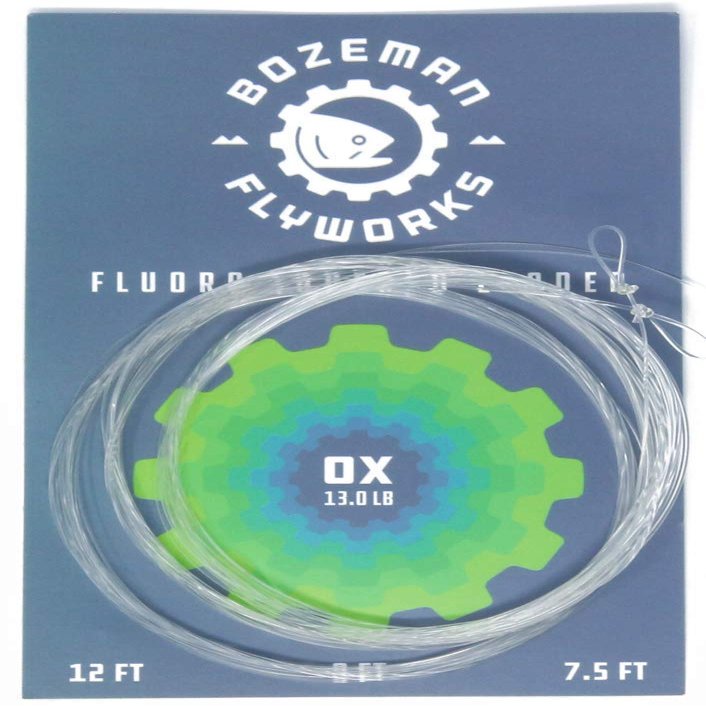 3 Pack - Fluorocarbon Fly Fishing Tapered Leaders - 9' (0X)