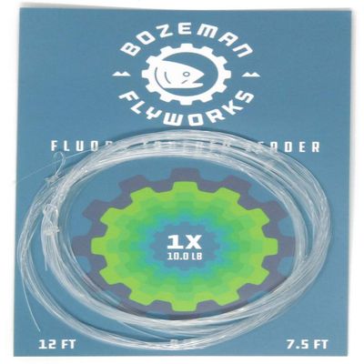 3 Pack - Fluorocarbon Fly Fishing Tapered Leaders - 9' (1x)