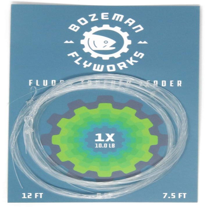 3 Pack - Fluorocarbon Fly Fishing Tapered Leaders - 9' (1x)