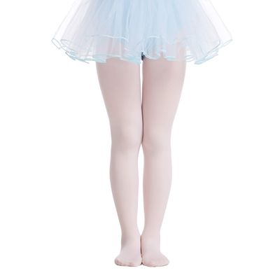 Frola Tights for Girls 40 Denier Semi Opaque Soft Pantyhose Ballet Dance Panty Footed Tights(11-13 Years,Ballet Pink)
