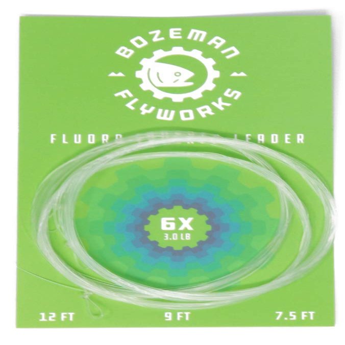 3 Pack - Fluorocarbon Fly Fishing Tapered Leaders - 9' (6X)