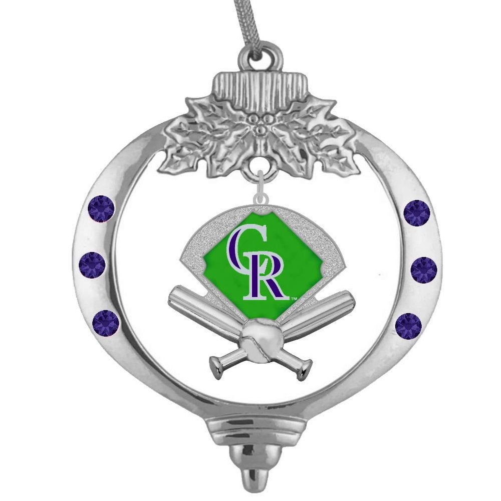 Baseball Field Christmas Ornament