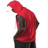 Aixdir Mens Sleeveless Hoodie Sleeveless Shirts Bodybuilding Tank Top Short Sleeve Shirt Red view 4