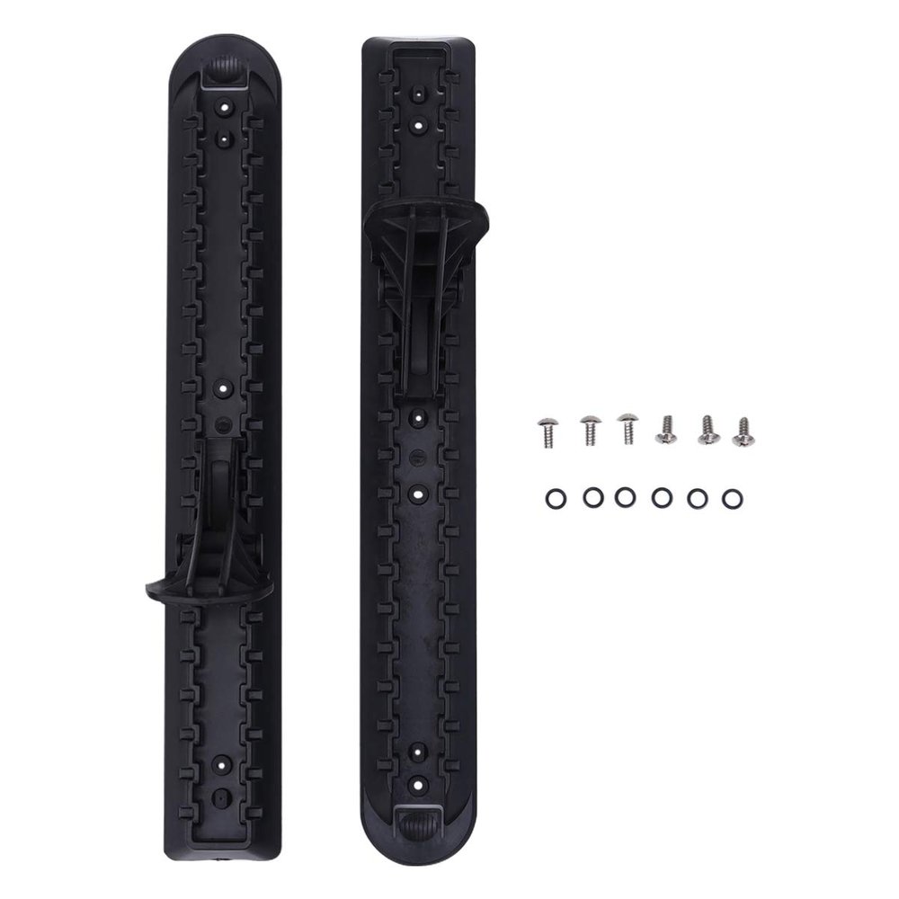 BESPORTBLE Universal Adjustable Kayak Foot Pegs/Foot Brace, Kayak Foot Pedals with Kayaking Pedal Kayaking Supplies, Black,2Pcs