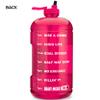 Hydra Cup Pink 64 oz Half Gallon Water Jug, Motivational Water Bottle with Straw & Time Markers, BPA Free view 3