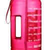 Hydra Cup Pink 64 oz Half Gallon Water Jug, Motivational Water Bottle with Straw & Time Markers, BPA Free view 4