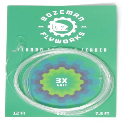 3 Pack - Fluorocarbon Fly Fishing Tapered Leaders - 9' (3X)