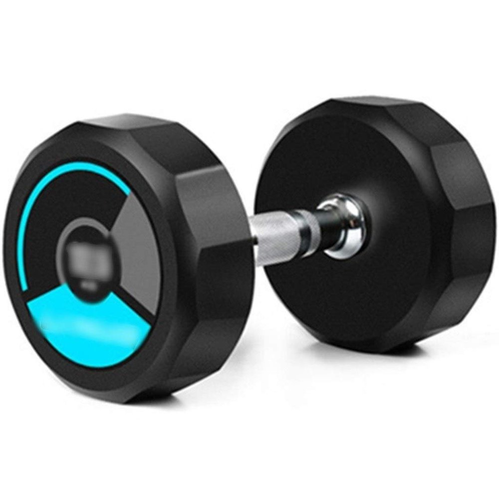ZYCSKTL Dumbbells Set Adjustable Fillable Dumbbells Set,Men's and Women's Gym-Coated Dumbbells, Household Twelve-Sided Design Professional Fitness Equipment Dumbbells (Color : Blue-10KG)