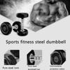 ZYCSKTL Dumbbells Set Adjustable Fillable Dumbbells Set,Men's and Women's Gym-Coated Dumbbells, Household Twelve-Sided Design Professional Fitness Equipment Dumbbells (Color : Blue-10KG) view 3