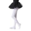 Frola Tights for Girls 40 Denier Semi Opaque Soft Pantyhose Ballet Dance Panty Footed Tights(2-4 Years,White) view 2