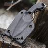 Tactical Knife Hunting Knife Survival Knife 3.25 Inch Full Tang Fixed Blade Knife Kydex Sheath G10 Handle Camping Accessories Camping Gear Survival Kit Survival Gear Tactical Gear 78289 view 4