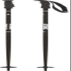 Atomic AMT Ski Poles (Black, 120cm)