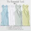 LotusComfort Premium 4 Pack Super Soft Boys Girls Unisex Kids Toddler Baby Tank Top Undershirts (2T White Pack) view 2