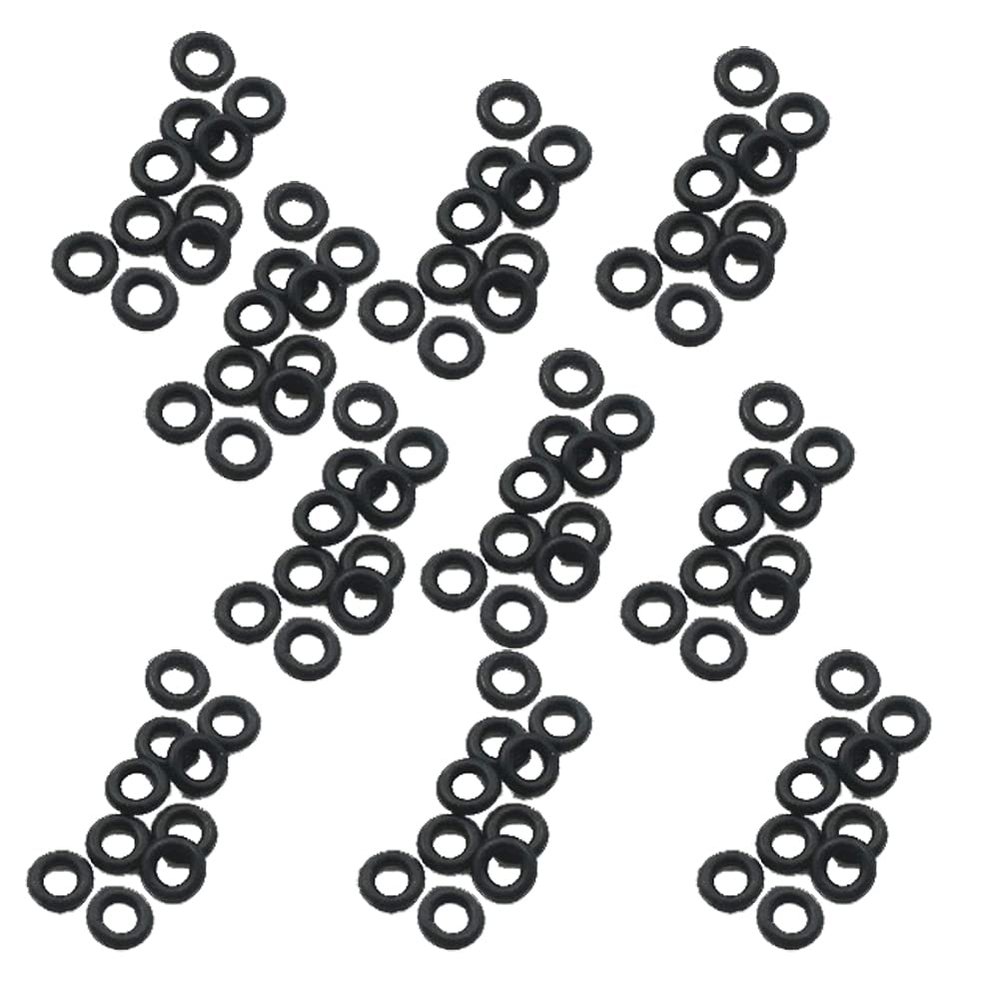 100 Pieces Darts Tip Rubber O Ring Gasket Grip Washer Grommet Dart Tip Gaskets Shaft O-Rings Grommets Washers for Shafts, Black
