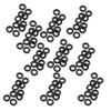 100 Pieces Darts Tip Rubber O Ring Gasket Grip Washer Grommet Dart Tip Gaskets Shaft O-Rings Grommets Washers for Shafts, Black