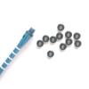 100 Pieces Darts Tip Rubber O Ring Gasket Grip Washer Grommet Dart Tip Gaskets Shaft O-Rings Grommets Washers for Shafts, Black view 2