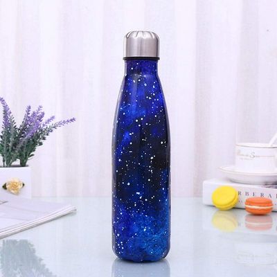 DUOER 2020 Newest Hot 500ML Water Bottle Vacuum Insulated Thermal Metal Sports Chilly/Warm Cup (Color : 2)