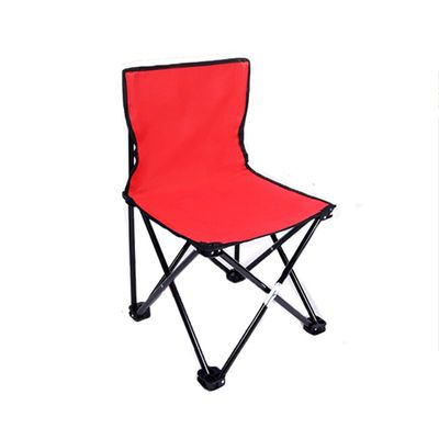 N / A Folding chairFishing Garden Sun Lounger, Portable Backrest Folding Chair, Very Suitable for Outdoor Camping, Beach, Travel and Vacation(Color:Red)