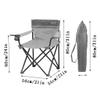 N / A Folding chairFolding Camping Chair,600D Oxford Fabric,with Storage Bag,for Beach, Garden, Tourism(Size:4) view 4