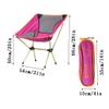 N / A Folding chairFolding Camping Chair,600D Oxford Fabric,with Storage Bag,Bearing 80kg/176lbs,for Beach, Garden, Tourism view 4