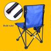 N / A Folding chairFishing Garden Sun Lounger, Portable Backrest Folding Chair, Very Suitable for Outdoor Camping, Beach, Travel and Vacation(Color:Blue) view 4