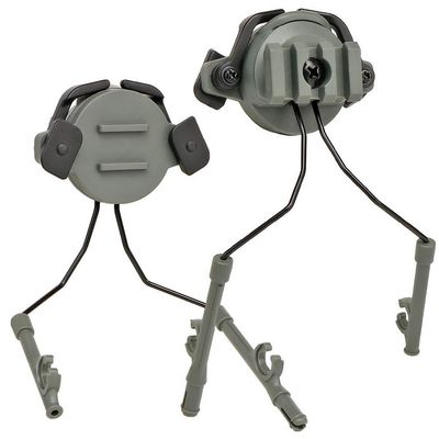 Simways Arc Rail Adaptor Tactial Helmet Rail Suspension Headset Bracket Ear Muff (Green)
