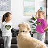 Design Your Own Custom 2 Sided Front and Back Printed Kids T Shirt Add Image Text or Photo (7-8 Years Blue Multi Color) view 4