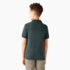 Dickies Boys' Short Sleeve Pique Polo, Hunter Green, XX-Small view 2