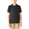 Dickies Boys' Short Sleeve Pique Polo, Black, XX-Small view 1