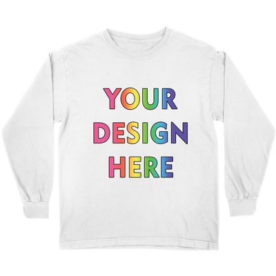 Design Your Own Custom 2 Sided Front and Back Printed Kids T Shirt Add Image Text or Photo (9-11 Years White Multi Color)