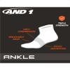 AND1 Mens Quarter Socks - 12 Pack Moisture Wicking Breathable Cushioned Athletic Performance Ankle Socks for Men (6-12.5), Size 6-12.5, Black view 2