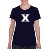 UGP Campus Apparel LS02 - Xavier Musketeers Primary Logo Womens T-Shirt - Medium - Navy view 4