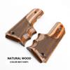 Altamont 1911 Grips - Fingergroove - Full Size 1911 Real Wood Gun Grips w. Ambi Safety fits Most Commander, Standard & Government 1911 Models - Made in USA - Walnut - Checkered view 4