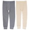 Fruit of The Loom Premium Boy's 2-Pack Thermal Waffle Bottom, Heather Greystone/Natural, 14-16 view 1