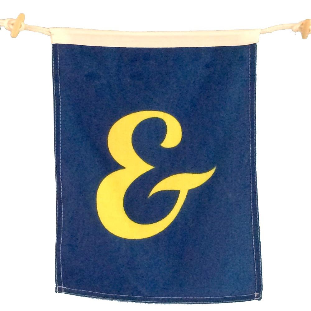 "&" Nautical Signal Flag, by My Signal Flags