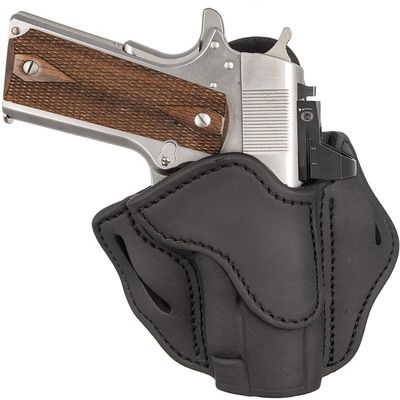 1791 GUNLEATHER 1911 Compact Optic Ready Holster - OWB CCW Leather Gun Holster for Belts - Right Handed - Fits 1911 Commander, Officer Models with 4" and 4.25" Barrels