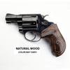 Altamont - S&W J Round Revolver Grips - Bateleur - Real Wood Gun Grips fit Smith & Wesson J Frame Round Butt .38 Special and 9mm Revolvers - Made in USA - Walnut view 2