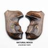 Altamont - S&W J Round Revolver Grips - Bateleur - Real Wood Gun Grips fit Smith & Wesson J Frame Round Butt .38 Special and 9mm Revolvers - Made in USA - Walnut view 3