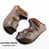 Altamont - S&W J Round Revolver Grips - Bateleur - Real Wood Gun Grips fit Smith & Wesson J Frame Round Butt .38 Special and 9mm Revolvers - Made in USA - Walnut view 4