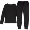 Fruit of The Loom Premium Boy's Thermal Waffle Set, Black, 14-16 view 1