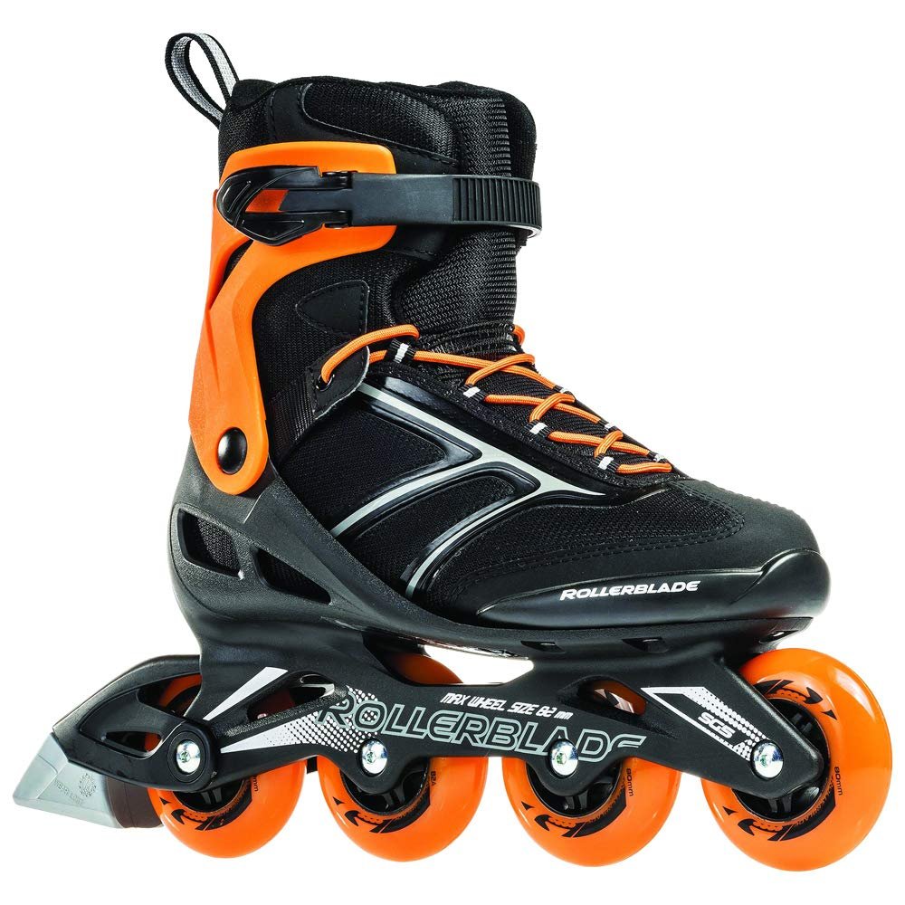 Rollerblade 076204009567 Zetrablade Rental Black/Orange 7