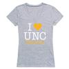 W Republic Northern Colorado Bears I Love Women's Tee, Heather Grey, X-Large - NCAA Officially Licensed Apparel view 1