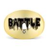 Battle 3D Chrome Drip Oxygen Football Mouthguard - Superior Airflow and Better Performance, Maximum Protection and Breathability, Works with Braces view 1