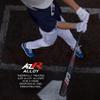 Marucci CAT9 -8 USSSA Senior League Baseball Bat, 2 3/4" Barrel, 30"/ 22 oz, GRAY/BLACK/RED view 3