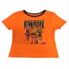 Celebrate Bariatric Supplements Girls Orange & Black Ghoul Squad Glitter Halloween Short Sleeve Shirt XXL view 1