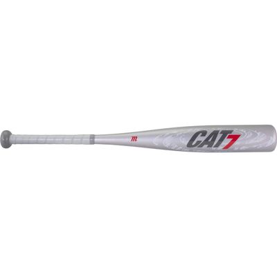 Marucci CAT7 Silver -10 USSSA Junior Big Barrel Baseball Bat, 2 3/4" Barrel, 26"/ 16 oz