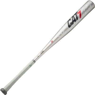 Marucci CAT7 Silver -3 BBCOR Baseball Bat, 2 5/8" Barrel, 32"/ 29 oz